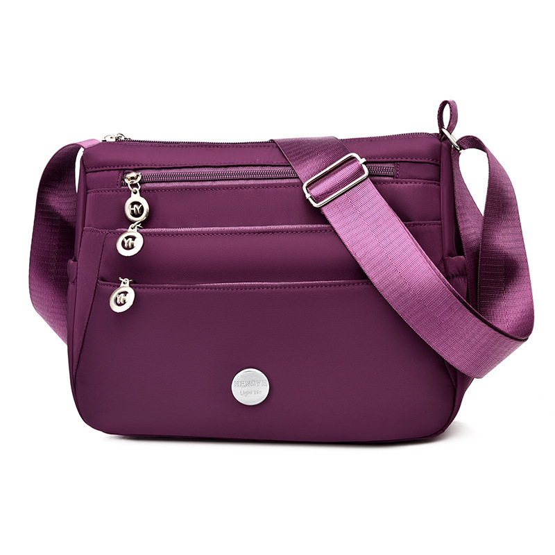 Geantă crossbody pentru femei din Oxford, mărime medie, mare capacitate