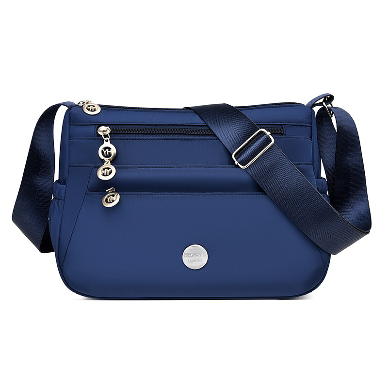 Geantă crossbody pentru femei din Oxford, mărime medie, mare capacitate