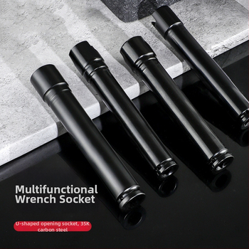 Set extensii 200 mm, îngroșate, pentru chei electrice și pneumatice, cu priză hexagonală deschisă
