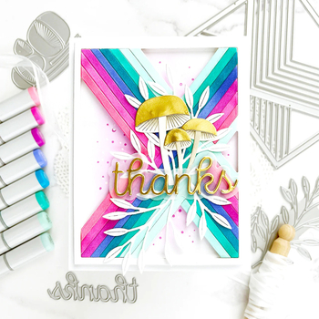 Matrițe de tăiere pentru scrapbooking: ramă, ramificații și frunze, din oțel cu carbon