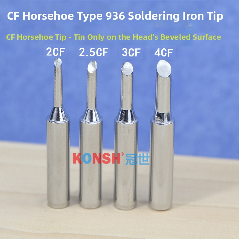 KONSH 900M-T-2CF 2.5CF 3CF 4CF vârf lipire cu cap de copita bevel 936 temperatură constantă
