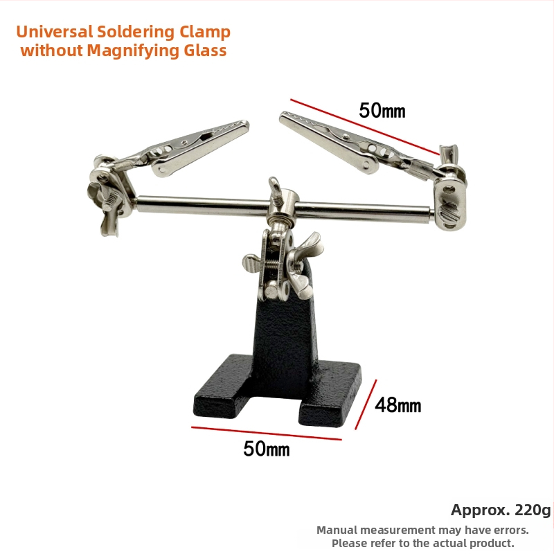 Clema universală de sudură cu două capete, adaptor de a treia mână, pentru fabricarea bijuteriilor și lipirea PCB