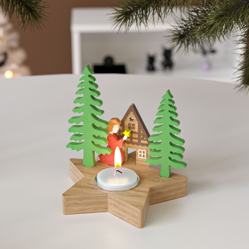 Formă din silicon pentru creații DIY: lumânări din ipsos parfumate și figuri festive de Crăciun — brad, ren, Moș Crăciun, Om de zăpadă