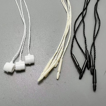 Lanyard pentru etichete cu susan, cataramă în formă de butoi, stil japonez, șnur cusut manual, pachet de 1000
