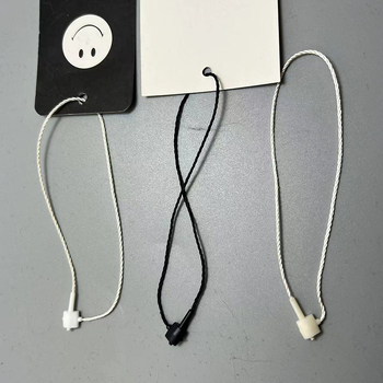 Lanyard pentru etichete cu susan, cataramă în formă de butoi, stil japonez, șnur cusut manual, pachet de 1000