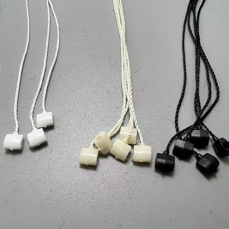Lanyard pentru etichete cu susan, cataramă în formă de butoi, stil japonez, șnur cusut manual, pachet de 1000