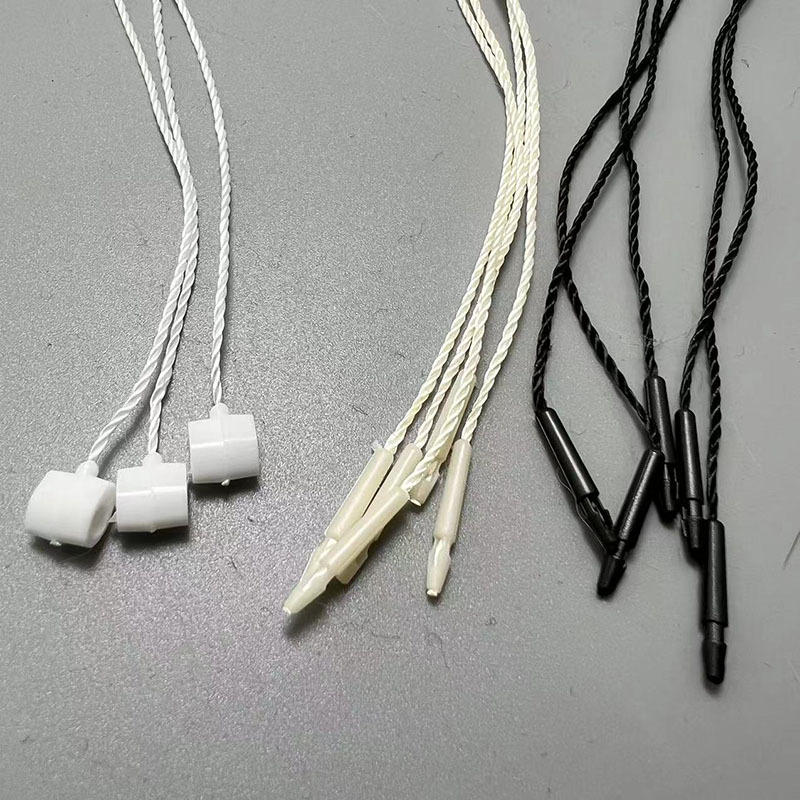 Lanyard pentru etichete cu susan, cataramă în formă de butoi, stil japonez, șnur cusut manual, pachet de 1000