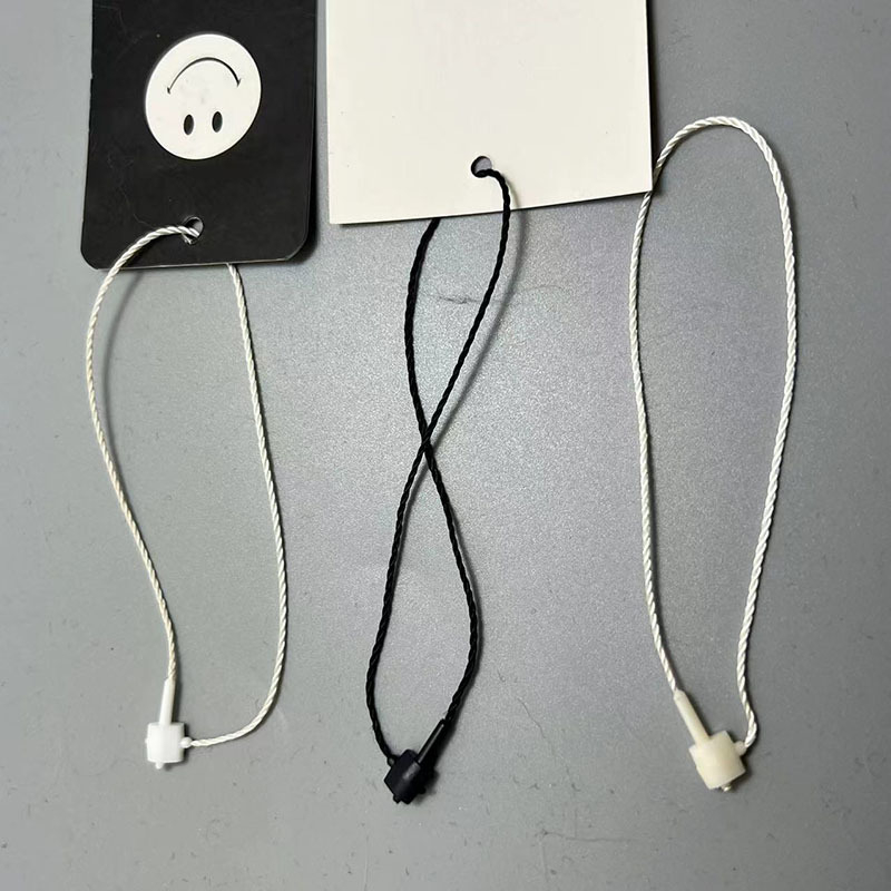 Lanyard pentru etichete cu susan, cataramă în formă de butoi, stil japonez, șnur cusut manual, pachet de 1000