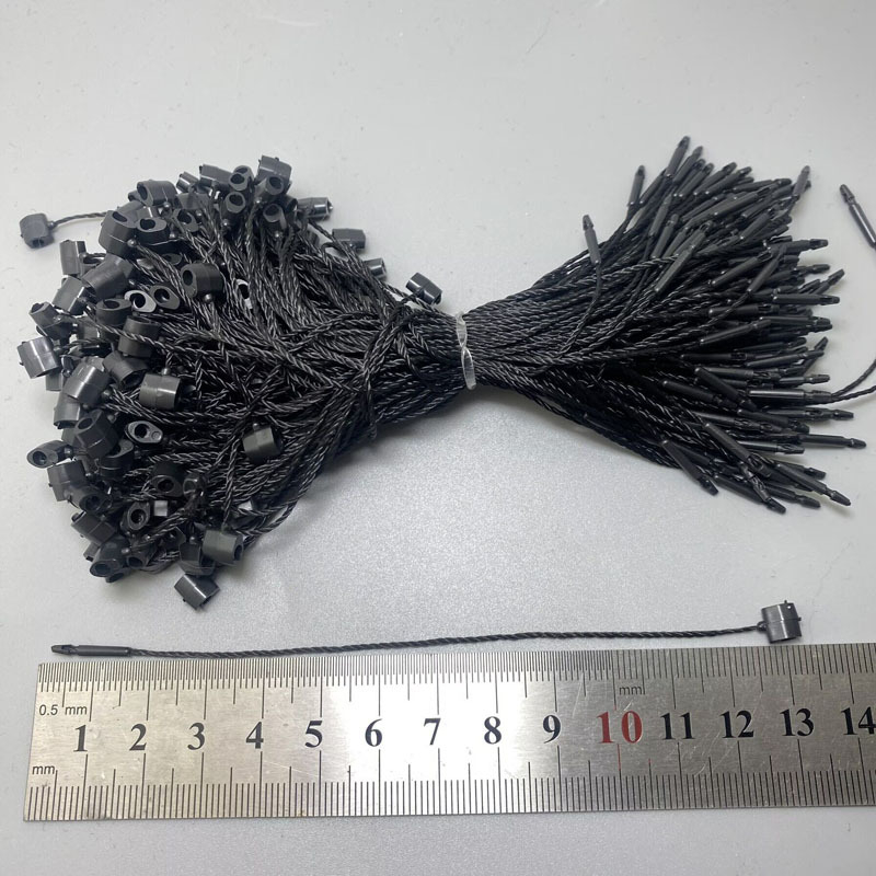 Lanyard pentru etichete cu susan, cataramă în formă de butoi, stil japonez, șnur cusut manual, pachet de 1000