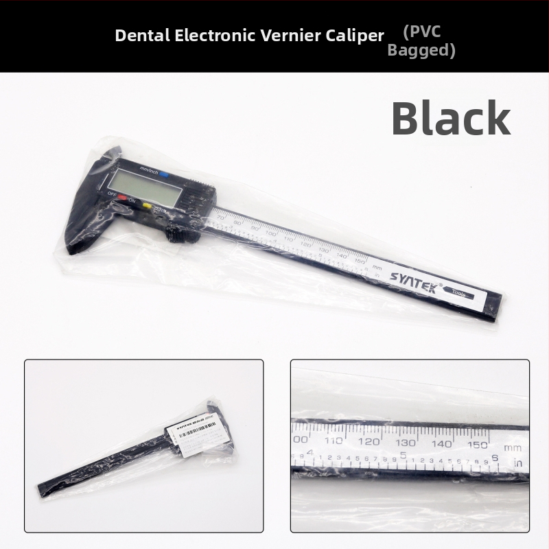 Caliper dentar din metal pentru măsurarea cerii și coroanei interne – înaltă precizie, oțel inoxidabil