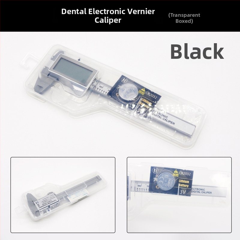 Caliper dentar din metal pentru măsurarea cerii și coroanei interne – înaltă precizie, oțel inoxidabil