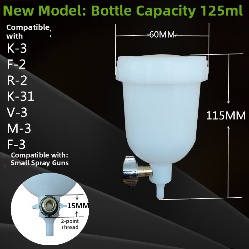 S-710 Vas superior din plastic pentru pistol de vopsire pneumatic pentru W-71, W-101, W-77, F75