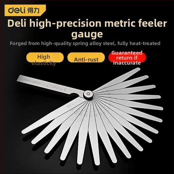Set de calibru pentru spațiul valvei din oțel inoxidabil, foi de calibru individuale, grosimemetru