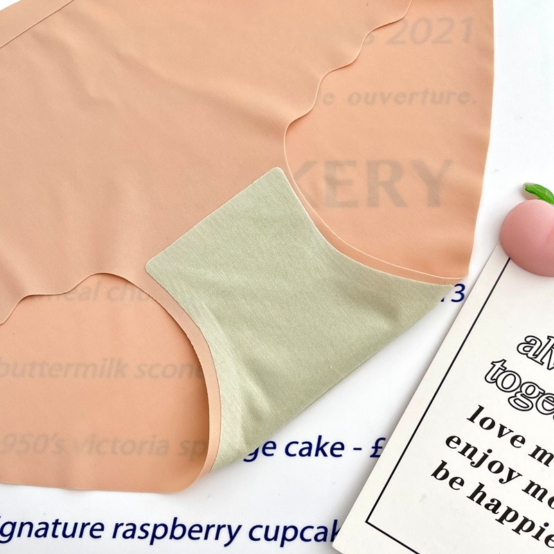 Chiloți damă ultra-subțiri, uscare rapidă, respirabili, din ice silk, căptușeală modală, talie medie, culoare solidă