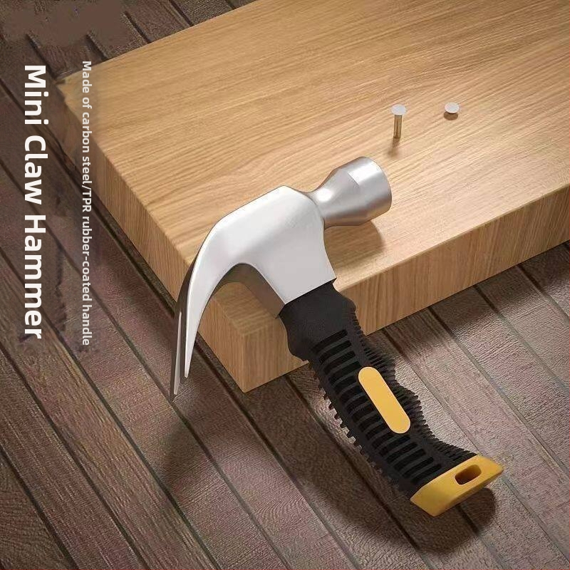 Cioc mini DIY cu gheare – cioc de tâmplă, cap din oțel carbon, toate într-unul, extractor de cui, cioc mic de uz casnic