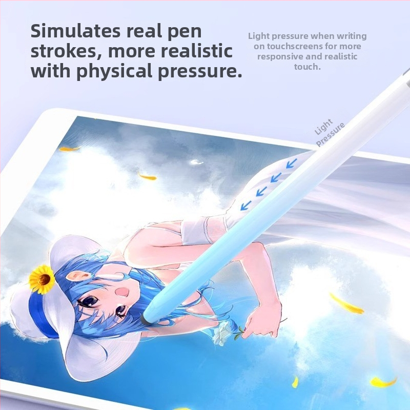 Univerzálny kapacitný stylus so silikónovým hrotom pre telefóny a tablety – kreslenie, úprava a písanie rukou