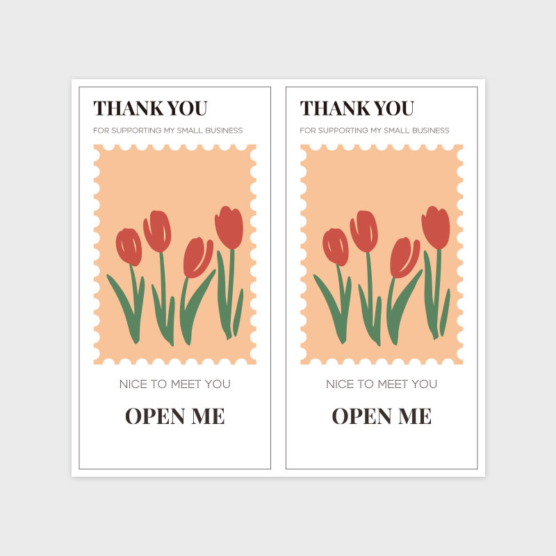 Пакет от 50 правоъгълни цветни стикери Thank You за подаръчни кутии; запечатващи стикери за опаковане на торти