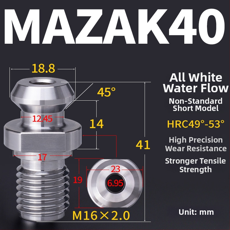 Mazak BT40/BT50 CNC държач за инструмент, серия Mitsui, презохлаждане, висока прецизност