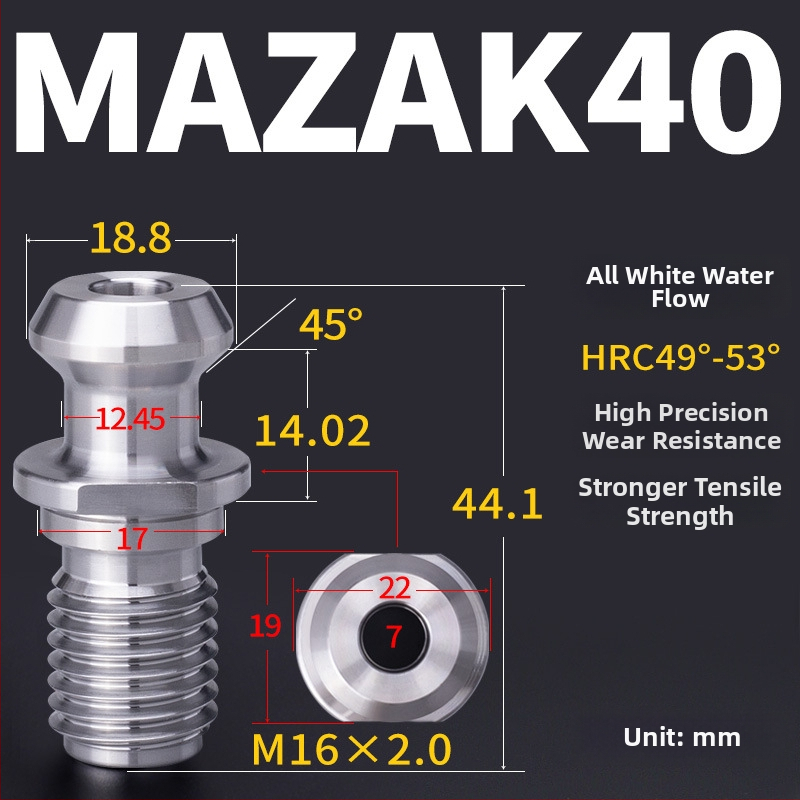 Mazak BT40/BT50 CNC държач за инструмент, серия Mitsui, презохлаждане, висока прецизност