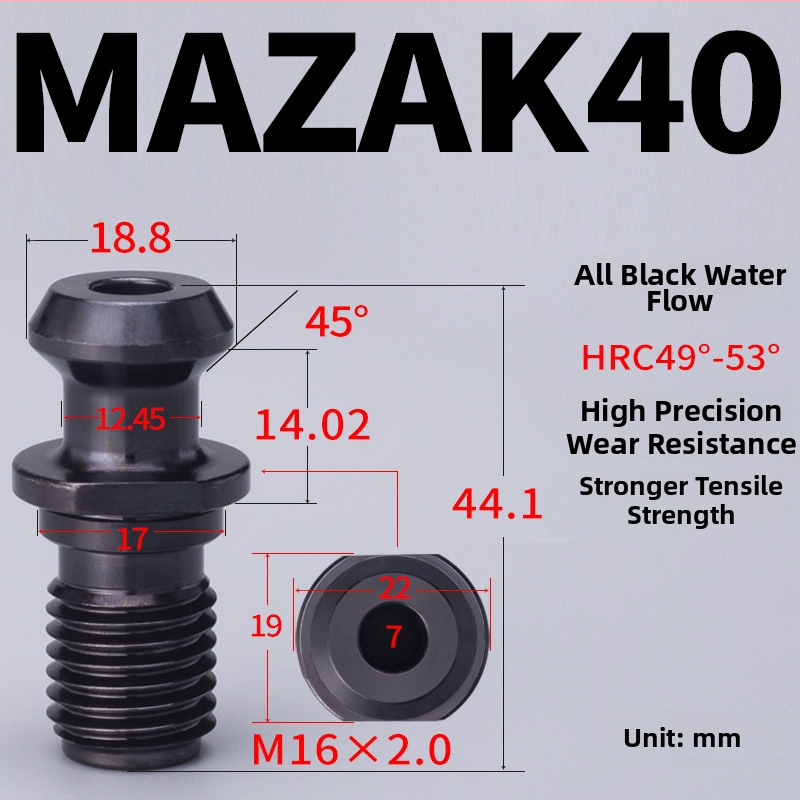 Mazak BT40/BT50 CNC държач за инструмент, серия Mitsui, презохлаждане, висока прецизност