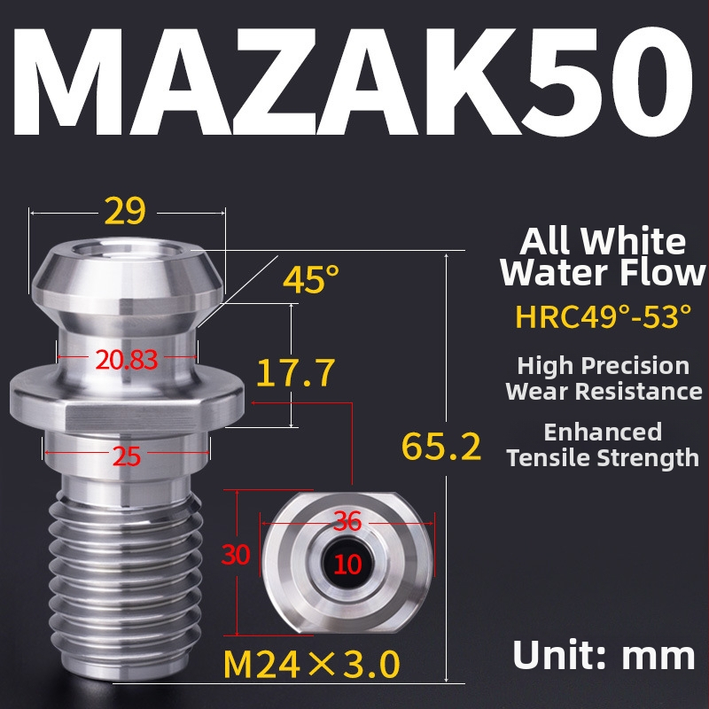 Mazak BT40/BT50 CNC държач за инструмент, серия Mitsui, презохлаждане, висока прецизност