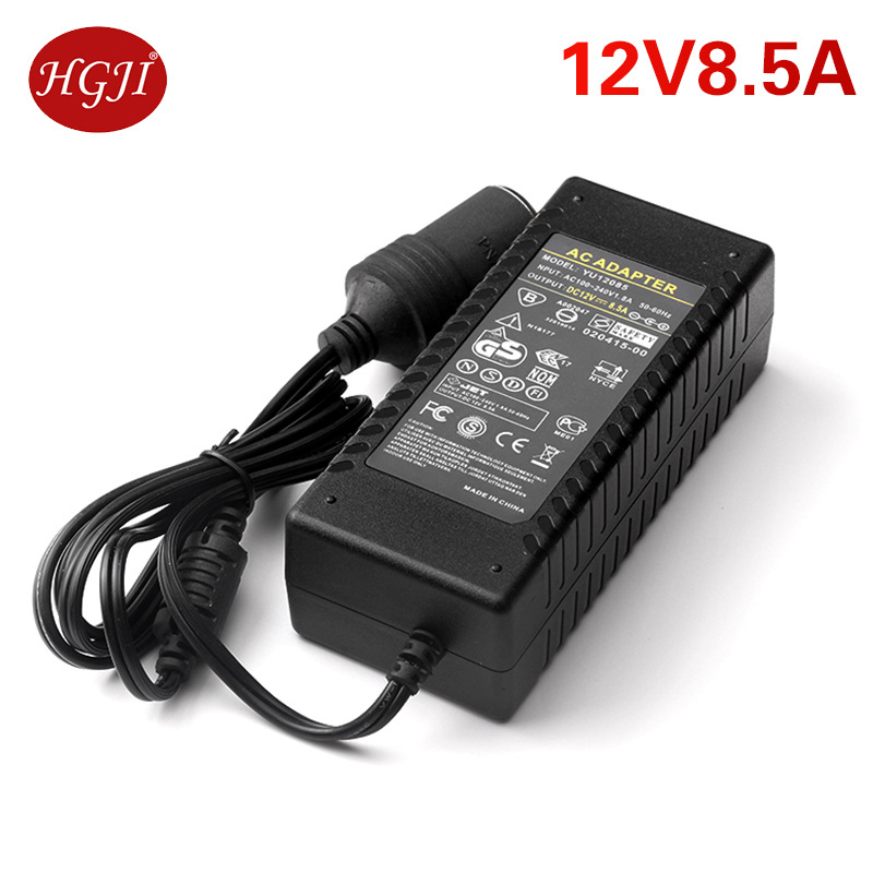Конвертор 220V към 12V за запалката на автомобил, подходящ за автомобилна прахосмукачка и автомобилен хладилник.