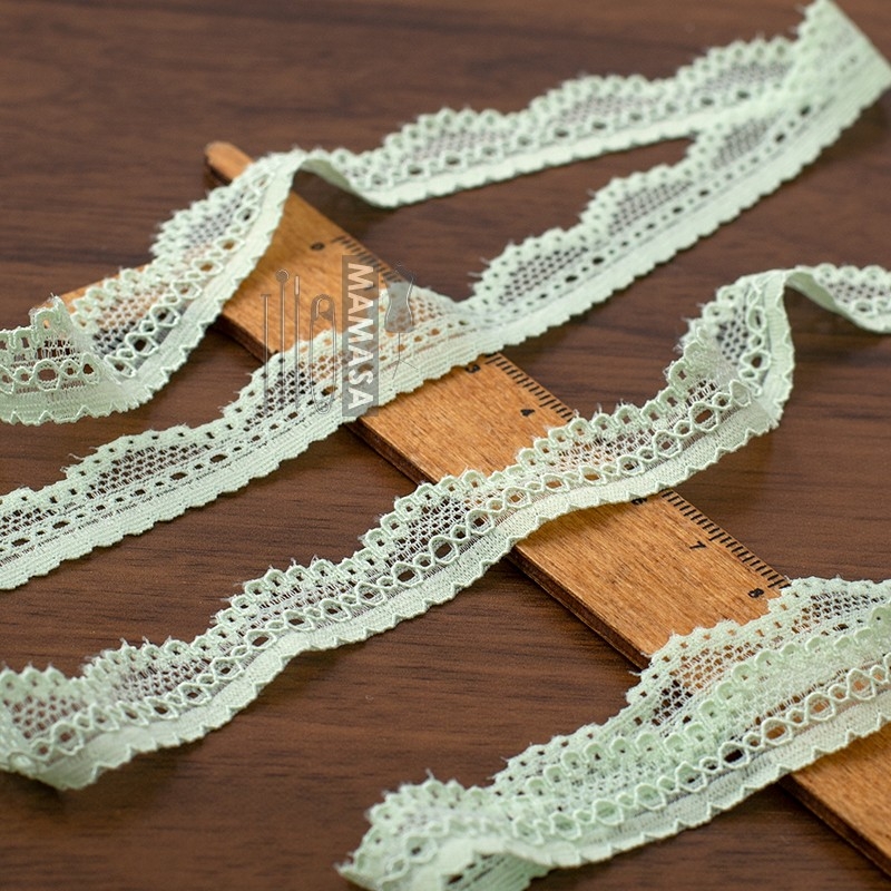 1.5 cm широка цветна мека еластична дантела, приятелска към кожата, за DIY облекло и бельо, аксесоари за бебета