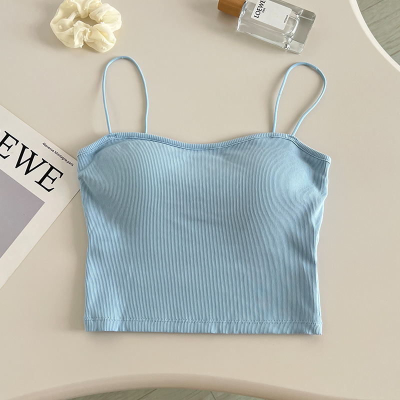 Нов стил без презрамки потник с вградени подплънки и ласкав гръб за жените
