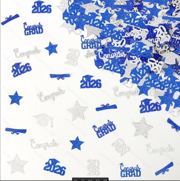 Confetti de absolvire pentru decorarea șepcii de absolvire – confeti colorate You Did It