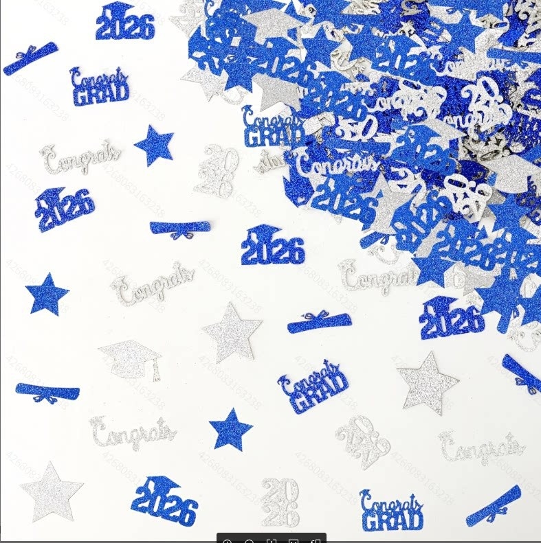 Confetti de absolvire pentru decorarea șepcii de absolvire – confeti colorate You Did It