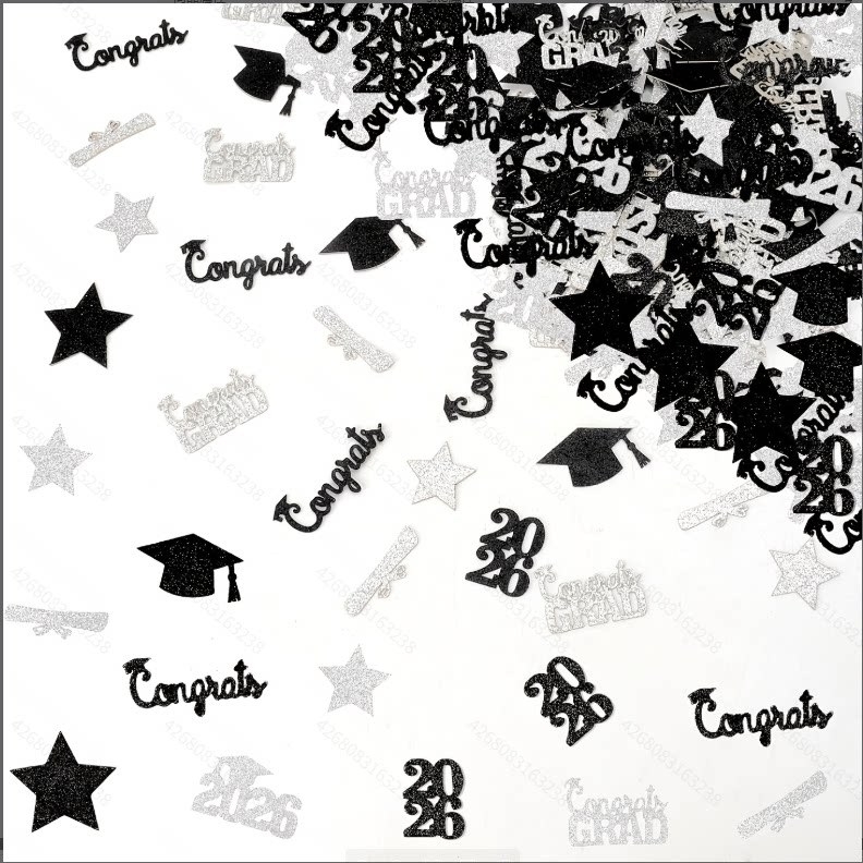 Confetti de absolvire pentru decorarea șepcii de absolvire – confeti colorate You Did It
