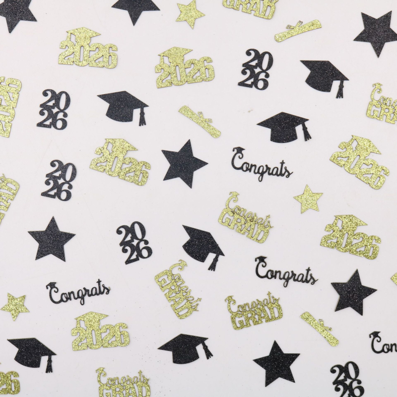Confetti de absolvire pentru decorarea șepcii de absolvire – confeti colorate You Did It