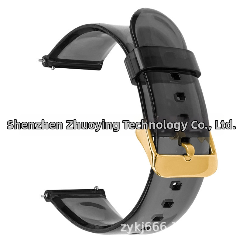 Brățară transparentă de ceas, 20/22mm, pentru Samsung Galaxy Watch4 și ceasuri Huawei