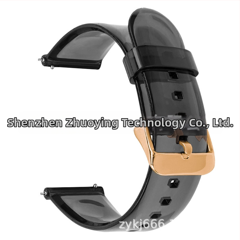 Brățară transparentă de ceas, 20/22mm, pentru Samsung Galaxy Watch4 și ceasuri Huawei
