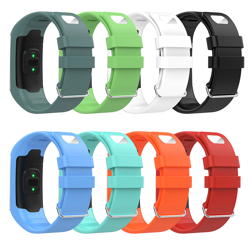 Brățară din silicon de înlocuire pentru ceas sport POLAR A360/A370, negru, lățime 21 mm