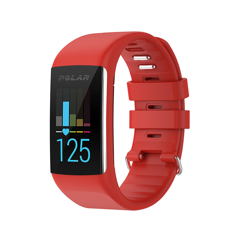Brățară din silicon de înlocuire pentru ceas sport POLAR A360/A370, negru, lățime 21 mm