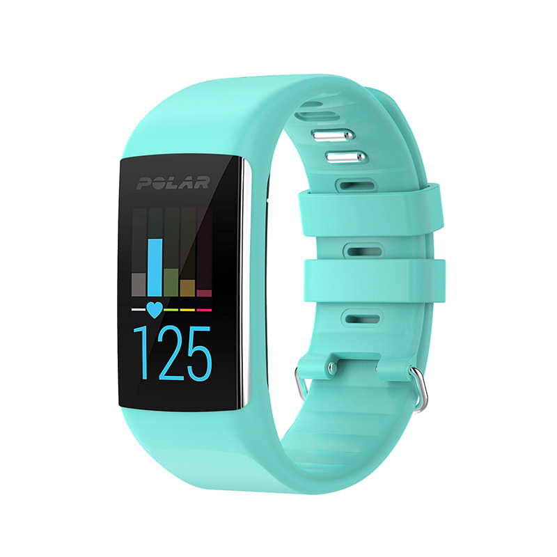 Brățară din silicon de înlocuire pentru ceas sport POLAR A360/A370, negru, lățime 21 mm
