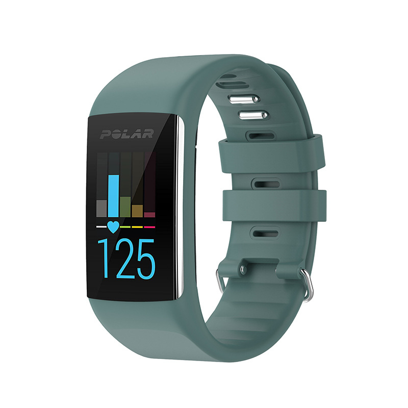 Brățară din silicon de înlocuire pentru ceas sport POLAR A360/A370, negru, lățime 21 mm
