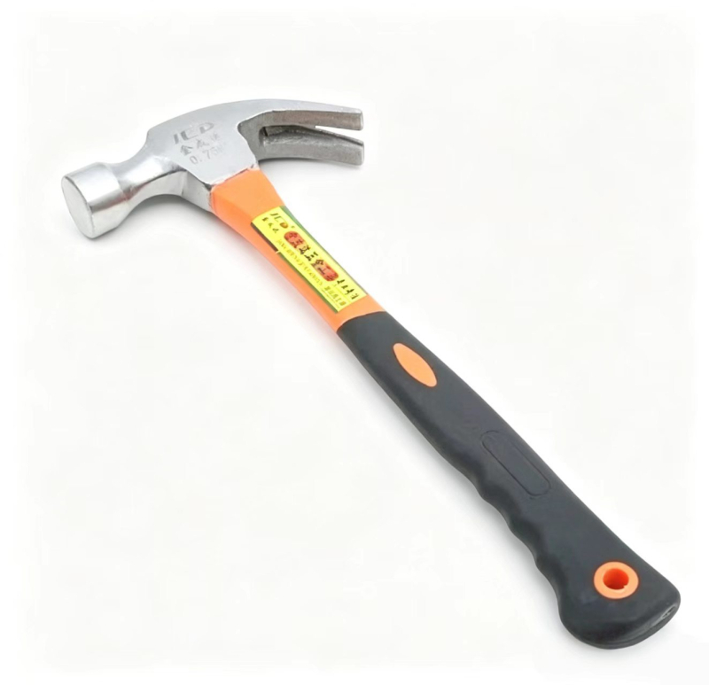 Ciocan cu mâner din lemn pentru uz casnic, ciocan cu gheare multifuncțional pentru îndepărtarea cuiurilor, cap din oțel de înalt carbon, instrument de lovire lucrat manual