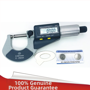 Micrometru exterior digital, interval 0–25–50–75–100 mm, măsurare de înaltă precizie a diametrului exterior