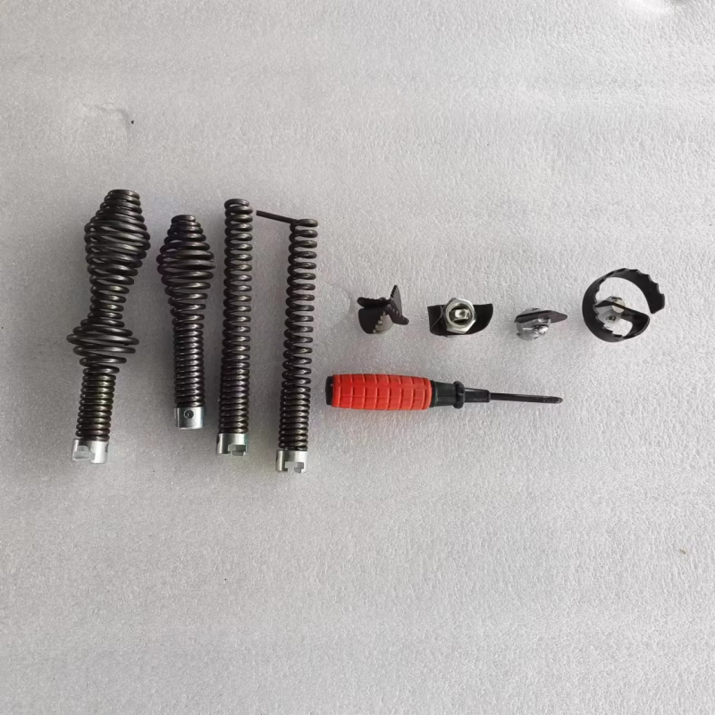 Set de 7 capete de tăiere galvanizate, rezistente la rugină, pentru deblocarea conductelor, 16 mm, accesorii pentru bormașină