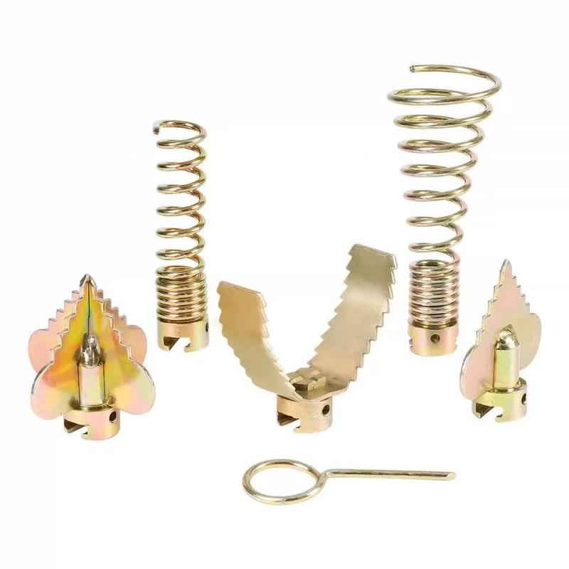 Set de 7 capete de tăiere galvanizate, rezistente la rugină, pentru deblocarea conductelor, 16 mm, accesorii pentru bormașină