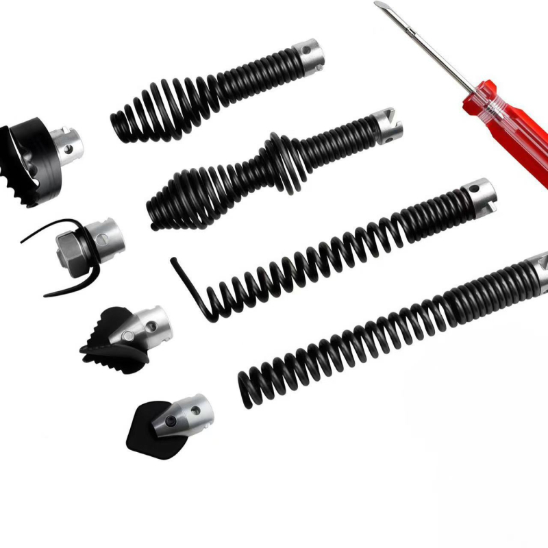 Set de 7 capete de tăiere galvanizate, rezistente la rugină, pentru deblocarea conductelor, 16 mm, accesorii pentru bormașină