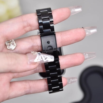Brățară din oțel inoxidabil pentru Redmi Band 3 – curea metalică pentru sport, design elegant de înaltă clasă
