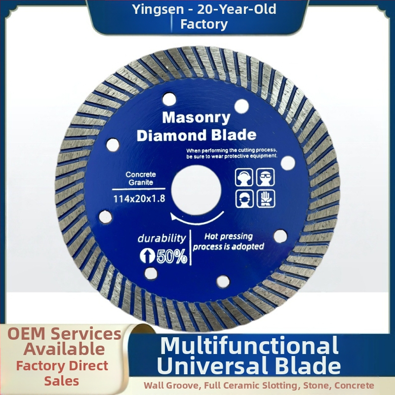 Disc de tăiere plăci 105/114, ceramic integral, disc de canelare pentru piatră, disc de tăiere beton