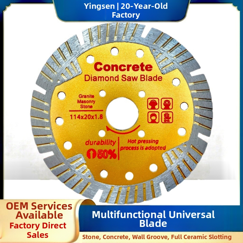 Disc de tăiere plăci 105/114, ceramic integral, disc de canelare pentru piatră, disc de tăiere beton
