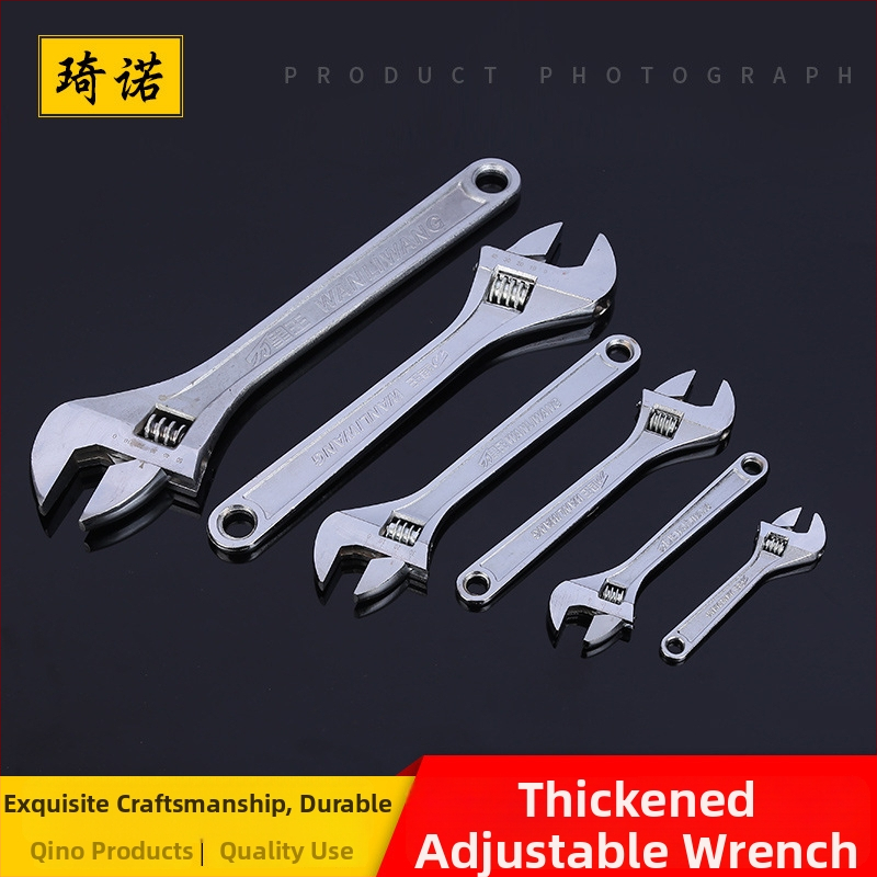 Cheie reglabilă, deschidere mare, 10–12 inch, oțel cu carbon înalt, unealtă manuală multifuncțională
