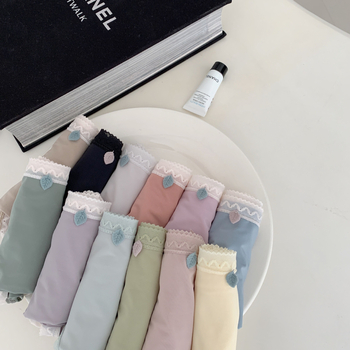 Женски безшевни прашки от Ice Silk, дишаща модална подплата, летни триъгълни гащички, японски стил, ледено усещане