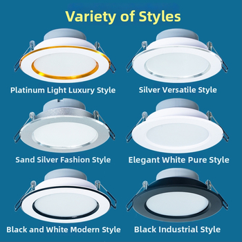 Carpell LED трицветен регулируем вграден даунлайт за всекидневната, 5W/7W/7.5W, алуминиево тяло, 4000K, CRI 90+, скрит монтаж