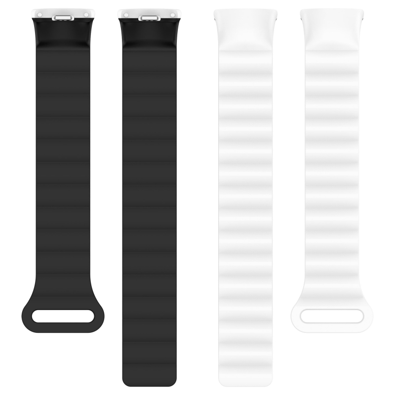 Двуцветен силиконов магнитен ремък за Xiaomi Mi Band 8/9, универсален M8/9, смарт гривна